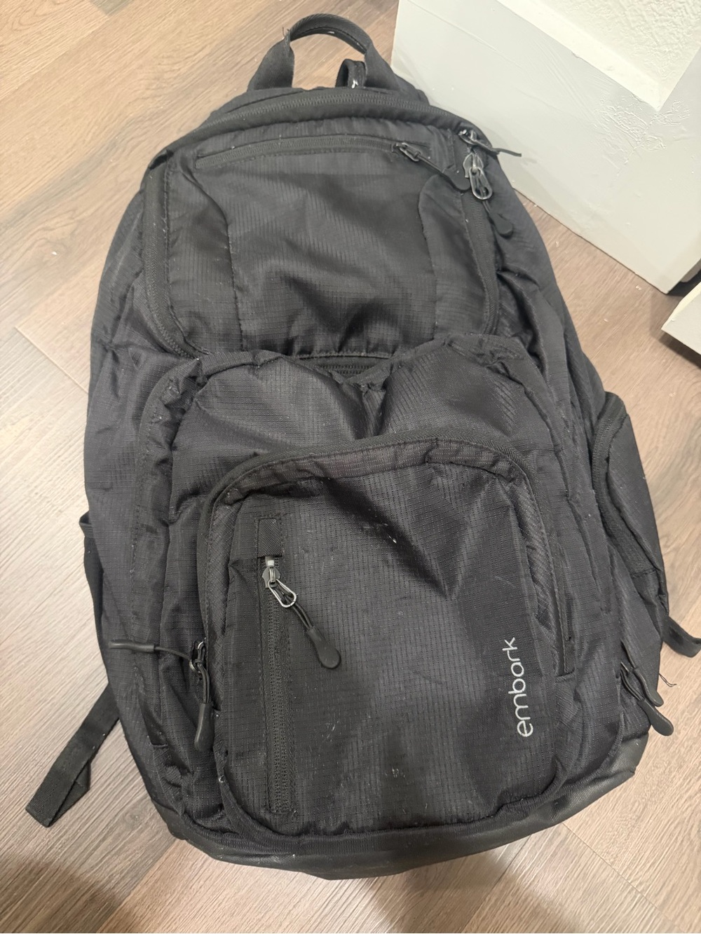 Embark Black Backpack - Durable Everyday Bag